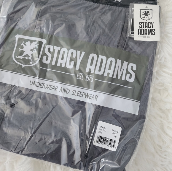 Bundle 2 New! Stacy Adams Boxer Brief. Bundle of 2. Gray. Size 3XL. As… - Picture 2 of 6